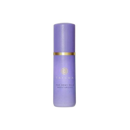 TATCHA The Dewy Milk Moisturizer, Travel-Sized | Mini Lightweight Face Cream - Oil-Balancing Hydration for Bouncy Skin & a Lasting Dewy Glow for Combo to Oily Skin | 15 ml/ 0.5 fl. oz.