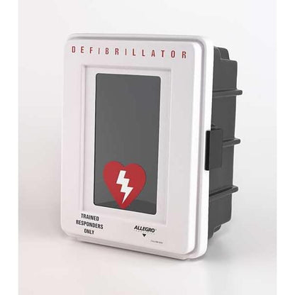 Allegro Industries 4400-D Plastic Defibrillator Wall Case 14 inches x 9.5 inches x 18 inches