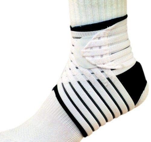 Pro-Tec Athletics Ankle Wrap, Adjustable Stability and Compression with Figure-8 Elastic Wrap and Neoprene Sleeve