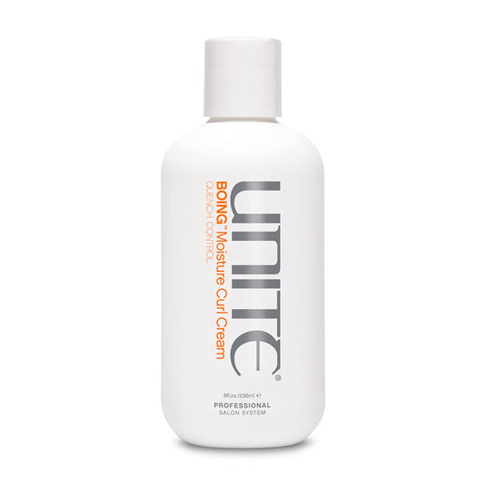 UNITE Hair – BOING Moisture Curl Cream – Ultra-Hydrating Styling Cream to Soften, Define & Control Curls – Light Hold & Humidity Protection – UV & Thermal Protection – 8 Fl Oz