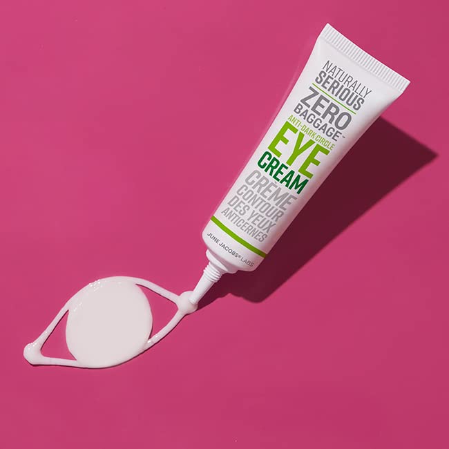 Naturally Serious | Zero Baggage Anti-Dark Circle Eye Cream, Eye Cream With Caffeine For Puffiness, Vegan Skincare, Cruelty-Free Skincare