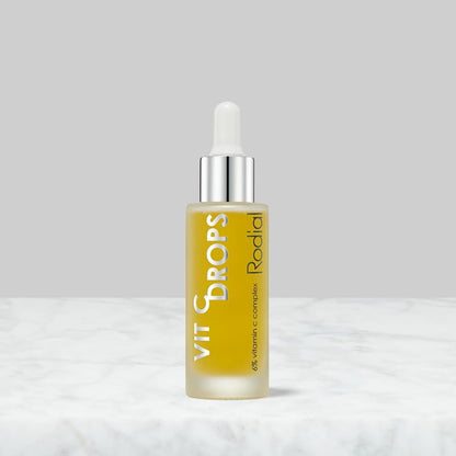 Rodial Vit C Booster Drops 1 fl oz, Lightweight Vitamin C Face Serum with Vitamin B5 & Babassu Oil, Brightening Facial Drops to Boost Radiance & Luminosity