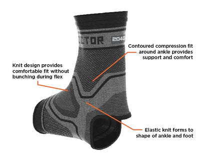 Shock Doctor Compression Knit Ankle Sleeve