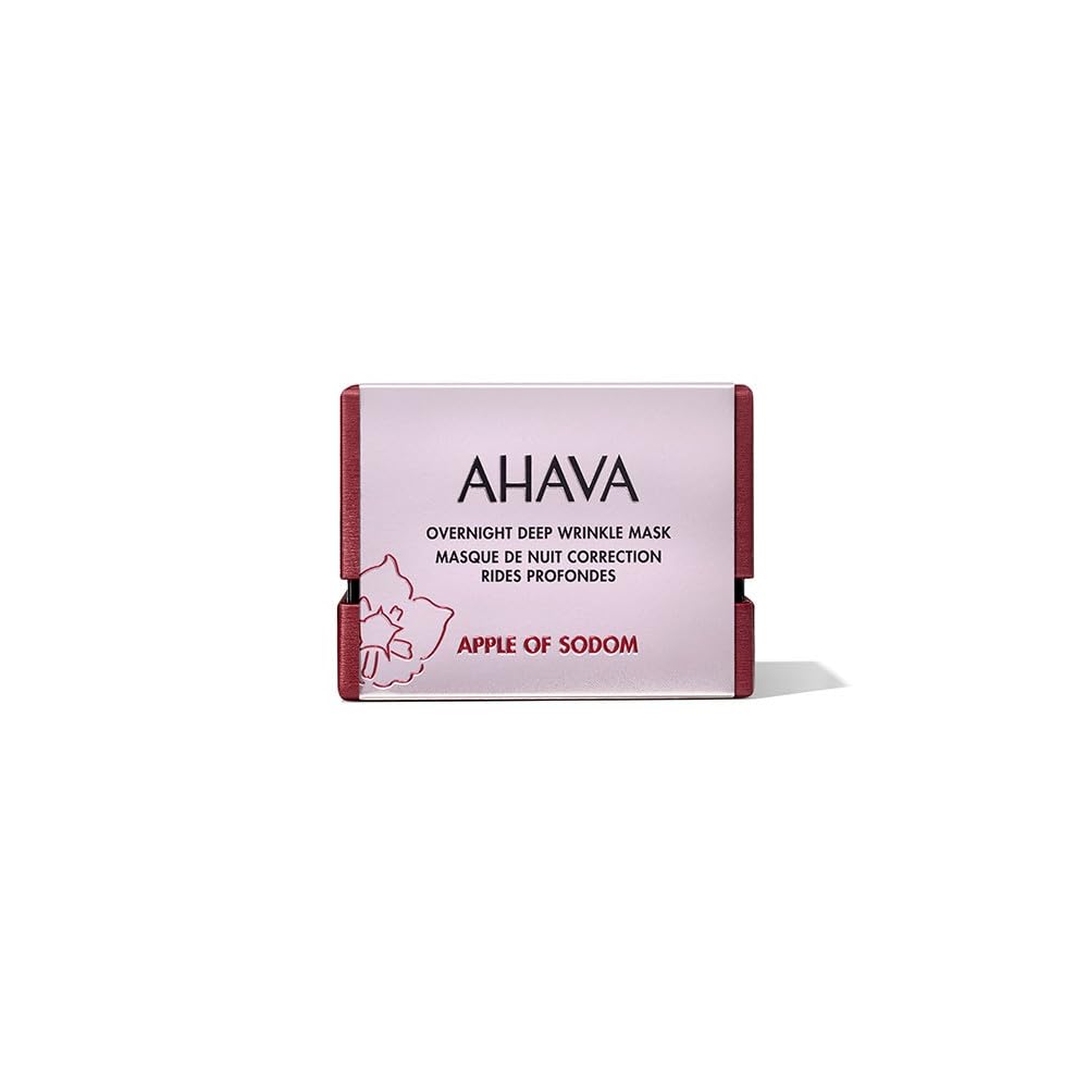 AHAVA Apple of Sodom Overnight Deep Wrinkle Anti-Aging Mask - Nourishing Gel-based Mask to Combat Deep Wrinkles, Restores Skin's Ability to Repair & Hydrates, includes exclusive Osmoter, 1.7 Fl.Oz