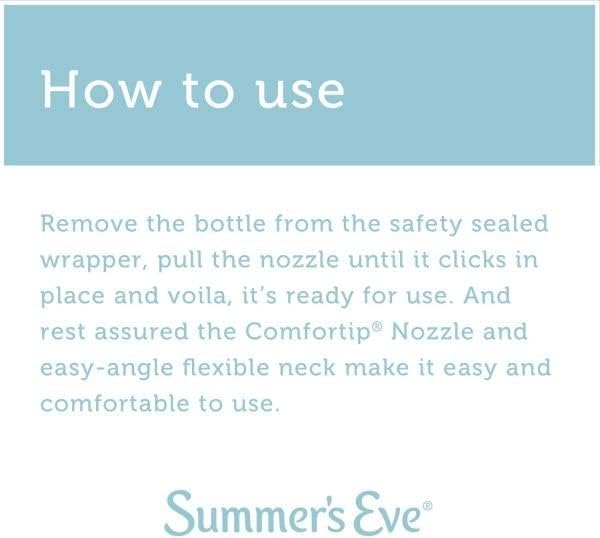 Summer's Eve Douche, Extra Cleansing Vinegar and Water, 4.5 Fl Oz, 4 Ct. (Pack of 3)