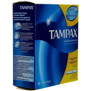Tampax Tampons with Flushable Cardboard Applicator - Regular - 20 ct