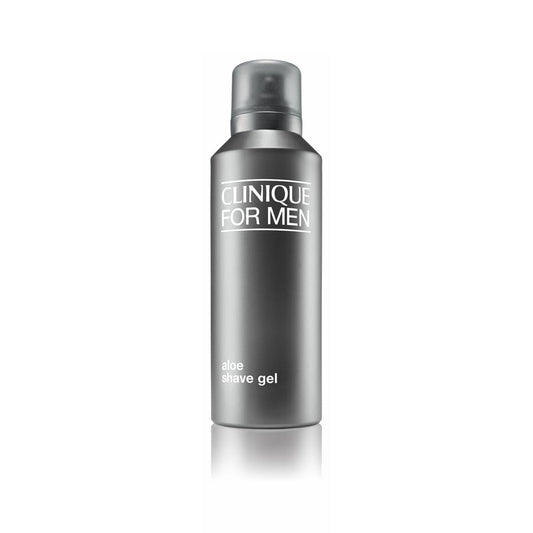 Clinique For Men Aloe Shaving Gel | For All Skin Types | Oil-Free Formula | Softens Beard | Smooth + Close Shaving Cream, 4.2 Fl Oz