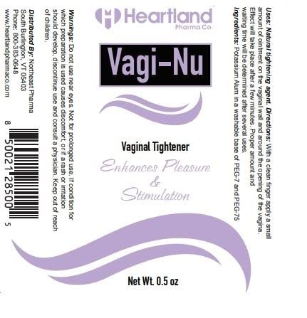Vaginal Tightening Cream | Natural Vaginal Tightener | Vaginal Rejuvenation Cream | USA Manufactured | .5 oz Tube