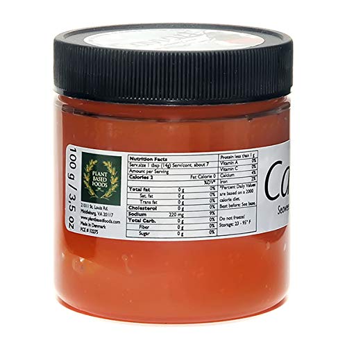 Caviart Award-winning VEGAN Seaweed Caviar 3.5 oz (ORANGE)