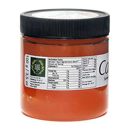 Caviart Award-winning VEGAN Seaweed Caviar 3.5 oz (ORANGE)