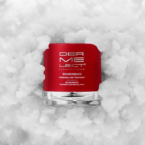 Dermelect Bounceback Forehead Line Treatment- With Anti-Aging Peptides to Smooth, Blur and Target Fine Lines & Wrinkles, 11 Lines, Frown Lines, Expression Lines, Facial Creases 1 oz