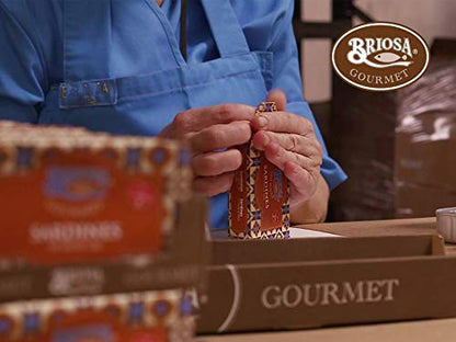 Briosa Gourmet Sardines in Olive oil - Tinned and packaged by Hand - Rich in Omega-3 - 5 tins x 120 g | Portugal