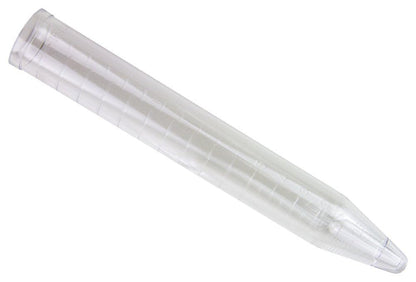 Caplugs Evergreen 214-2415-010 CT15 Series 15 mL Unthreaded Centrifuge Tubes, Natural Polystyrene (PS), Conical Bottom, Up to 6,200 x G, Molded-in Easy-to-Read Graduations (Pack of 500)