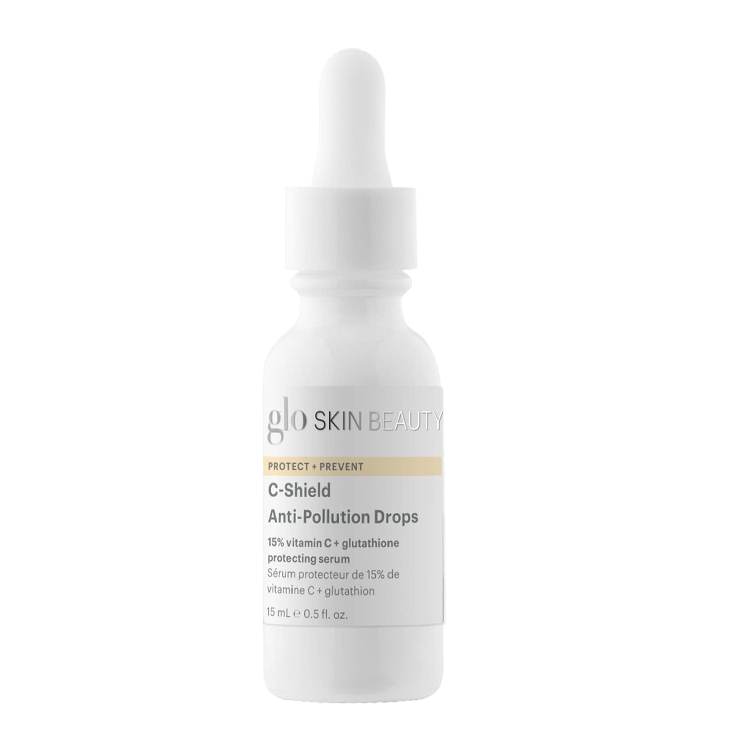 Glo Skin Beauty C-Shield Anti-Pollution Drops Travel Size, Offers Advanced Anti-Pollutant and Blue Light Protection for Improved Complexion Clarity and Renewed Radiance (0.43 Fl Oz)