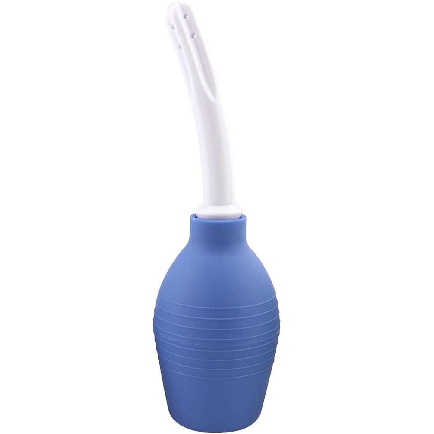 Enema Bulb Anal Douche for Men & Women - Reusable Colon Cleansing Enema Cleaner for Water/Coffee Enema, Detox & Constipation Relief, Personal Health Care (Blue)