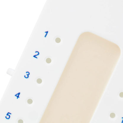 Globe Scientific 51601 Capillary Tube Holding Tray with Sigillum Wax Sealant, 24-Place, Pack of 10