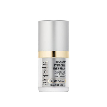 Biopelle Tensage Stem Cell Eye Cream, Under-Eye Cream for Dark Circles, Puffiness, and Bags with CellPro Technology, Caffeine, Retinol, and Peptides, 0.5 Oz