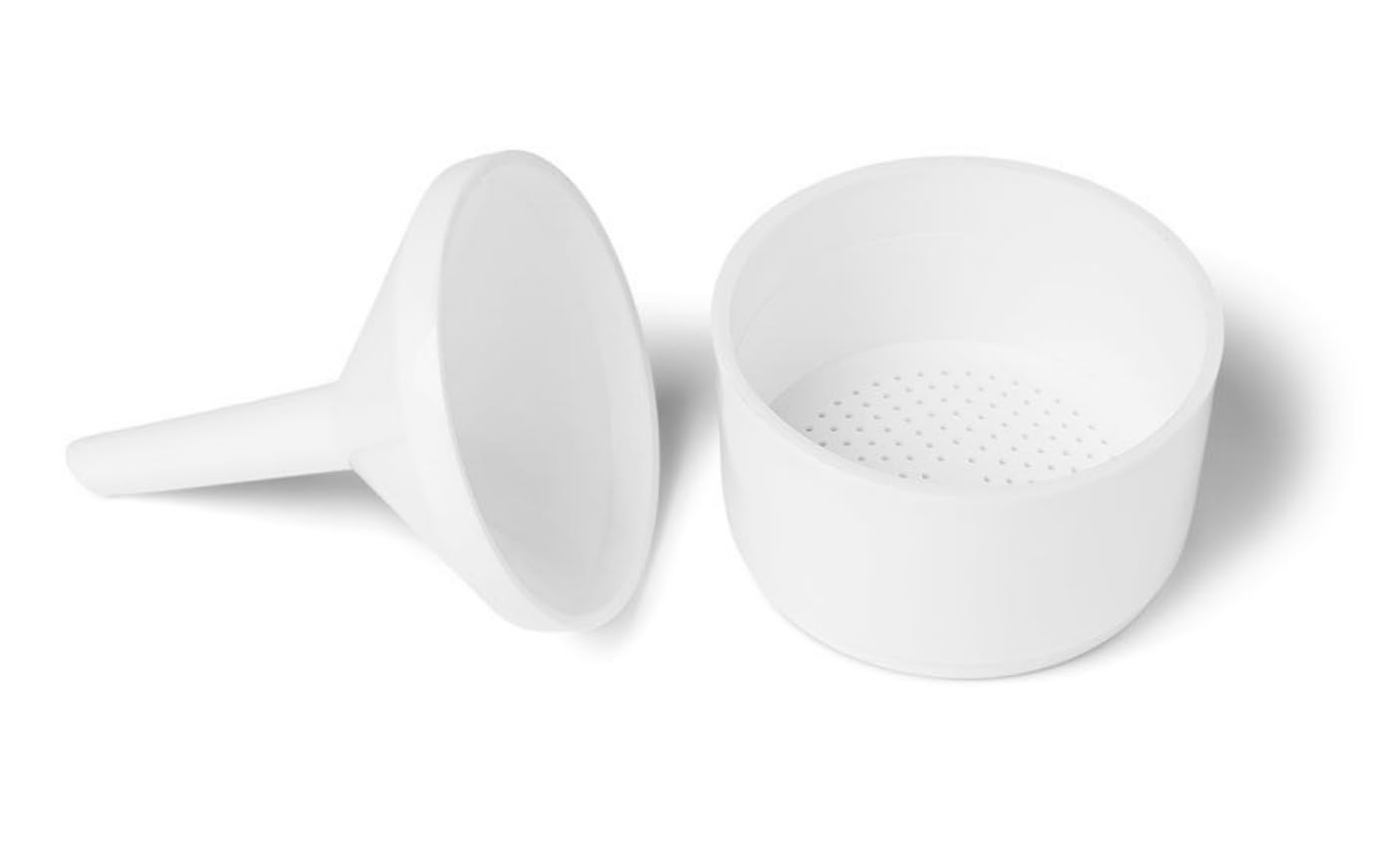 United Scientific™ 57105 Polypropylene Buchner Funnel, 8cm O.D., 125mL Capacity, 2 Parts - Designed for 7cm Filter Paper
