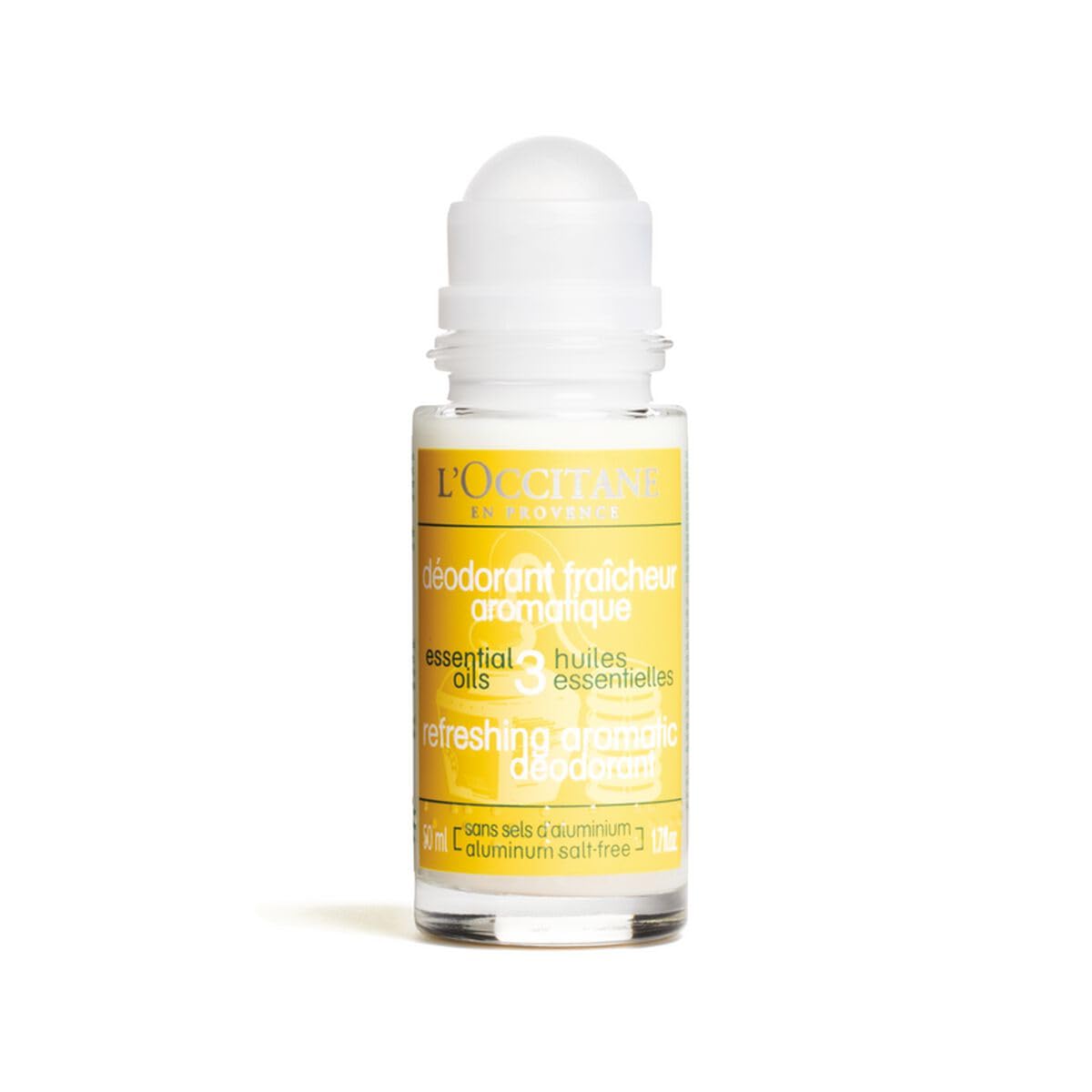 L'Occitane Aluminum Salts Free Aromachologie Deodorant with 3 Essential Oils. 1.60 fl oz