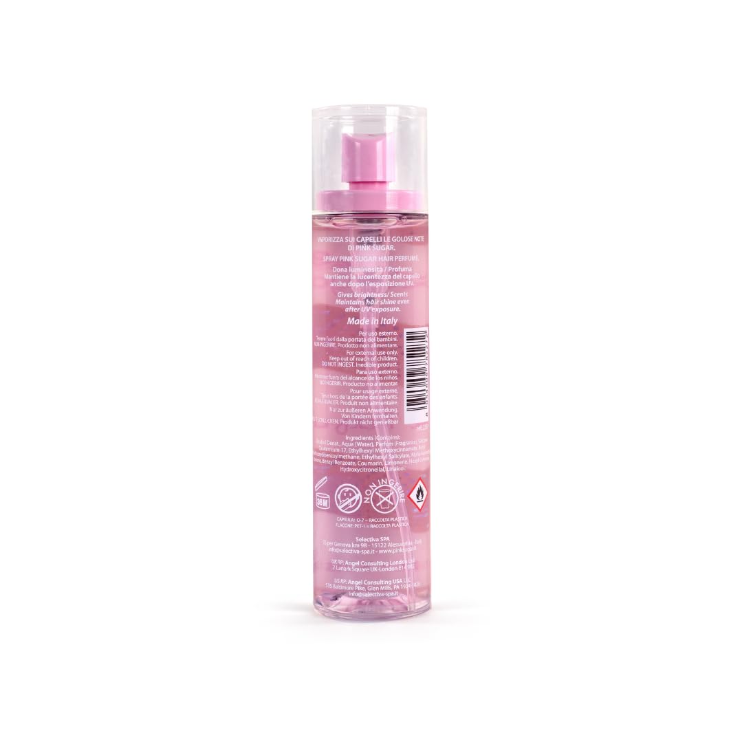 Pink Sugar Eau de Toilette Perfume for Women, Floral + Fruity Scent, Notes of Raspberry, Cotton Candy, and Vanilla, Sweet and Sensual Fragrance