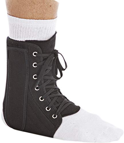 United Ortho US8828 Lace-up Ankle Brace, XL, Black