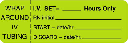 Centurion Nursing IV Tubing Labels