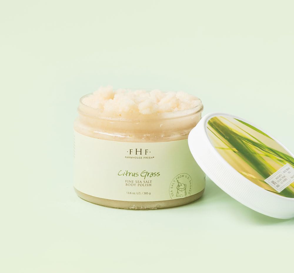 FarmHouse Fresh Citrus Grass Fine Sea Salt Body Polish