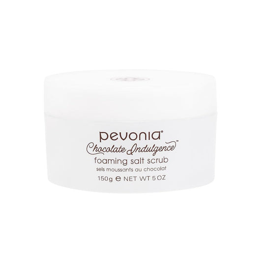 Pevonia Chocolate Indulgence Foaming Salt Scrub, 5 oz.