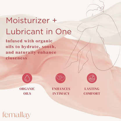 Femallay Organic Vaginal Melts – Strawberry – Moisturizes and Refreshes – 14 Count + Applicator