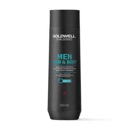 Goldwell Dualsenses Men Hair and Body Shampoo 300ml, 10.1 oz