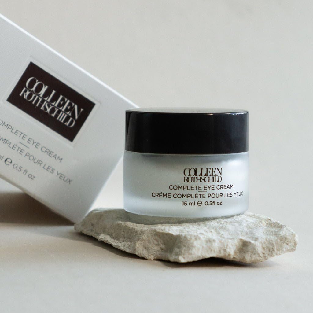 COLLEEN ROTHSCHILD Complete Eye Cream | Daily Restorative Cream Hydrates, Plumps, Firms & Combats Dark Circles | Improves Appearance of Fine Lines & Wrinkles (0.5 fl oz)
