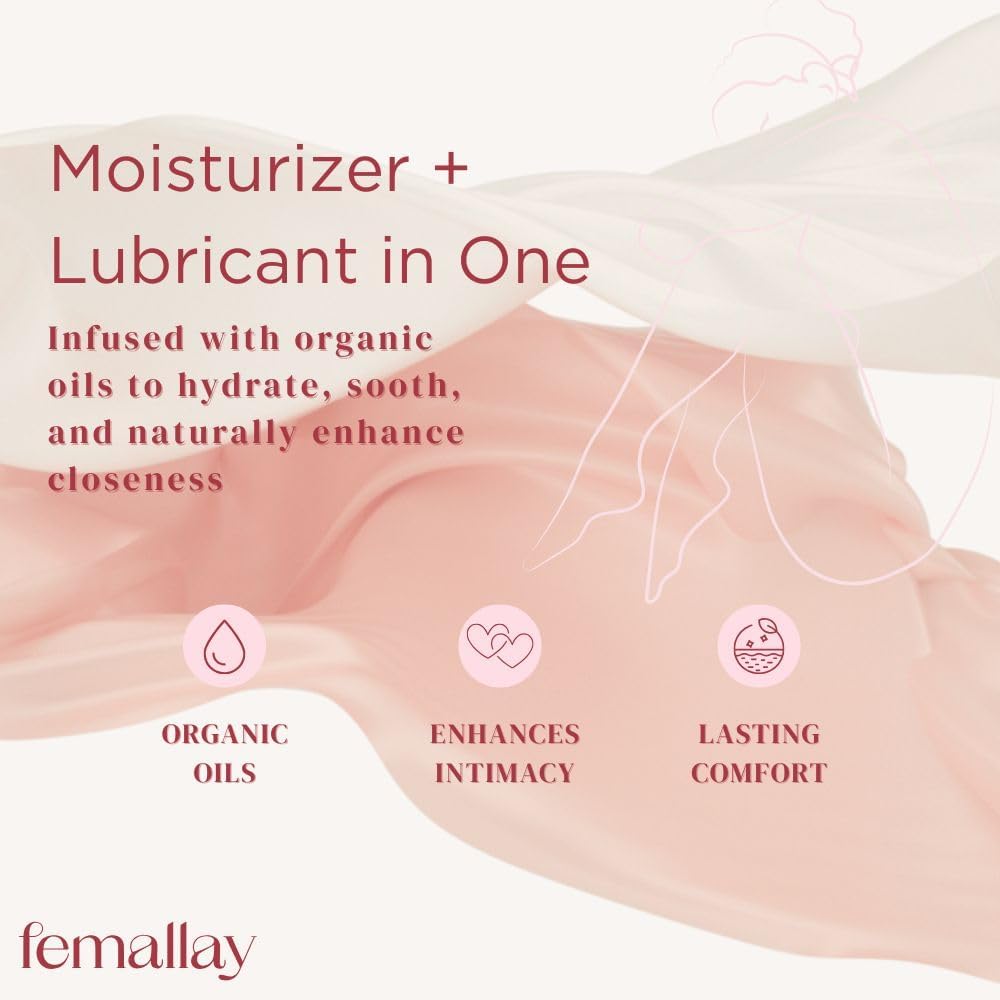 Femallay Organic Vaginal Melts – Wild Cherry – Moisturizes and Refreshes – 14 Count + Applicator
