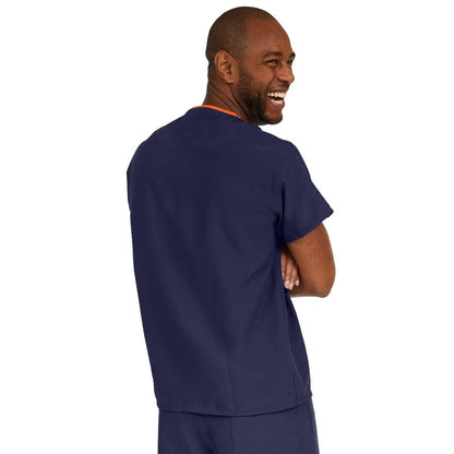 Medline PerforMAX Unisex Reversible Scrub Top, MDL-CC, XXX-Large, Navy