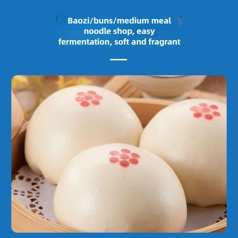 Instant active dry yeast, yeast powder fermentation powder household small package dry yeast, Mantou, steamed stuffed buns, bread and flour, (5g * 5 bags) 0.88oz即发活性干酵母馒头包子面包发面宝