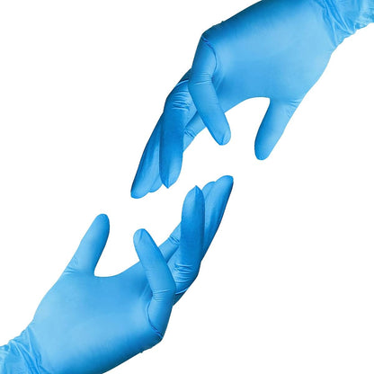 Jointown Basic Vinyl Exam Gloves, Latex-Free, Powder-Free, Disposable, X-Large, Case of 1,000, Blue