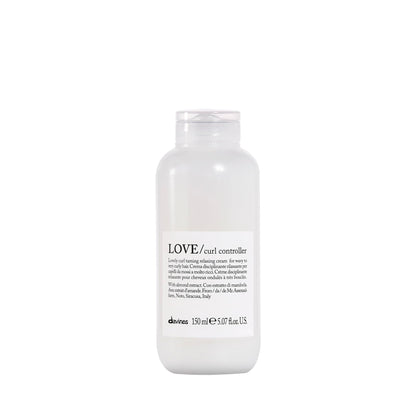 Davines LOVE Curl Controller, Relaxing Anti-Frizz Effect Cream for Wavy and Curly Hair - Defines Texture, Leaving Soft, Light & Elastic Curls even in High Humidity with Almond Extract, 5.07 Fl Oz