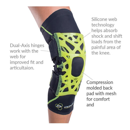 Webtech Knee Brace - Slime Green - Large