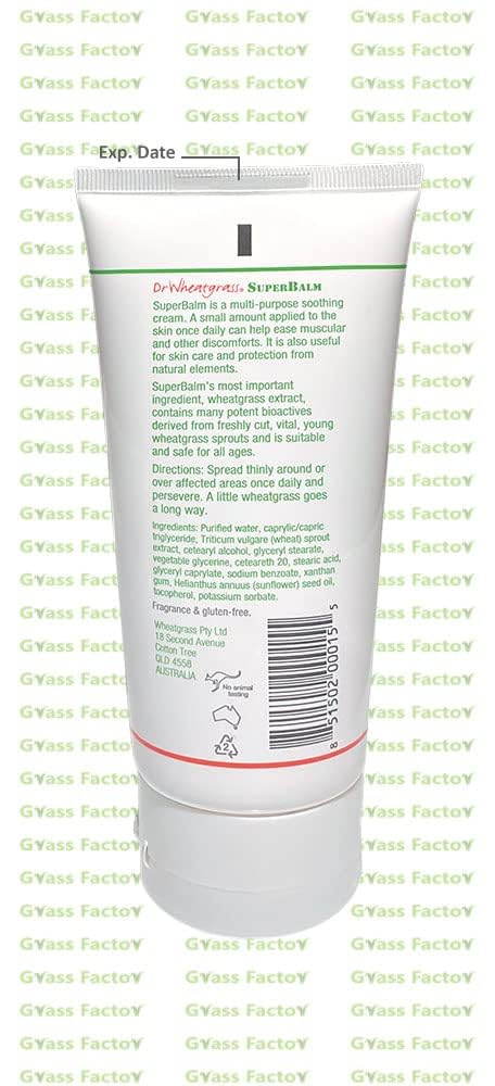 Dr Wheatgrass Superbalm 160ml -Antioxidant Rich, Multi-Purpose Soothing Cream