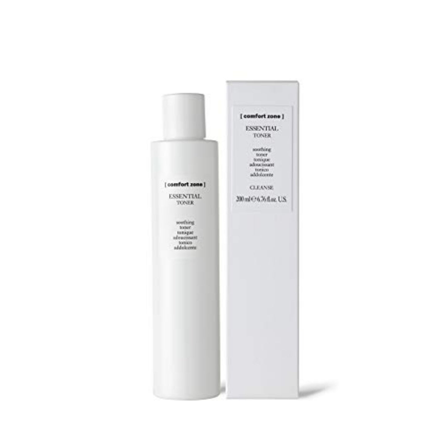 Essential Soothing Toner, Alcohol Free Tonic, Hydrates, Revitalizes, Restores Radiance, Clean Beauty, Vegan, Made in Italy, Niacinamide, Daily Use, All Skin Types, 6.76 Fl Oz