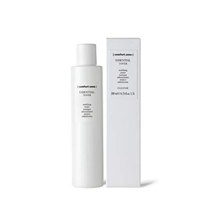 Essential Soothing Toner, Alcohol Free Tonic, Hydrates, Revitalizes, Restores Radiance, Clean Beauty, Vegan, Made in Italy, Niacinamide, Daily Use, All Skin Types, 6.76 Fl Oz
