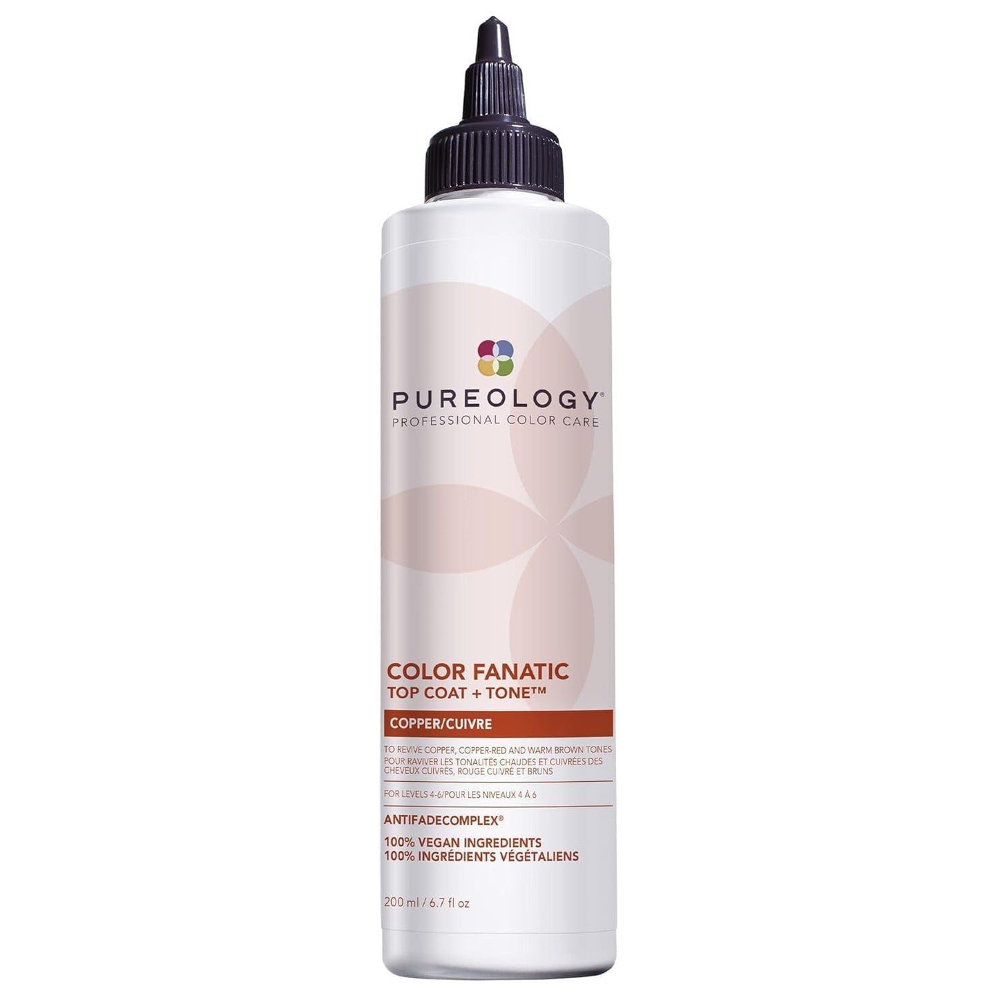 Pureology Color Fanatic Top Coat + Tone - Maintains Hair Color Treatment, Smooths, Restores Vibrancy and Adds Shine
