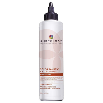 Pureology Color Fanatic Top Coat + Tone - Maintains Hair Color Treatment, Smooths, Restores Vibrancy and Adds Shine