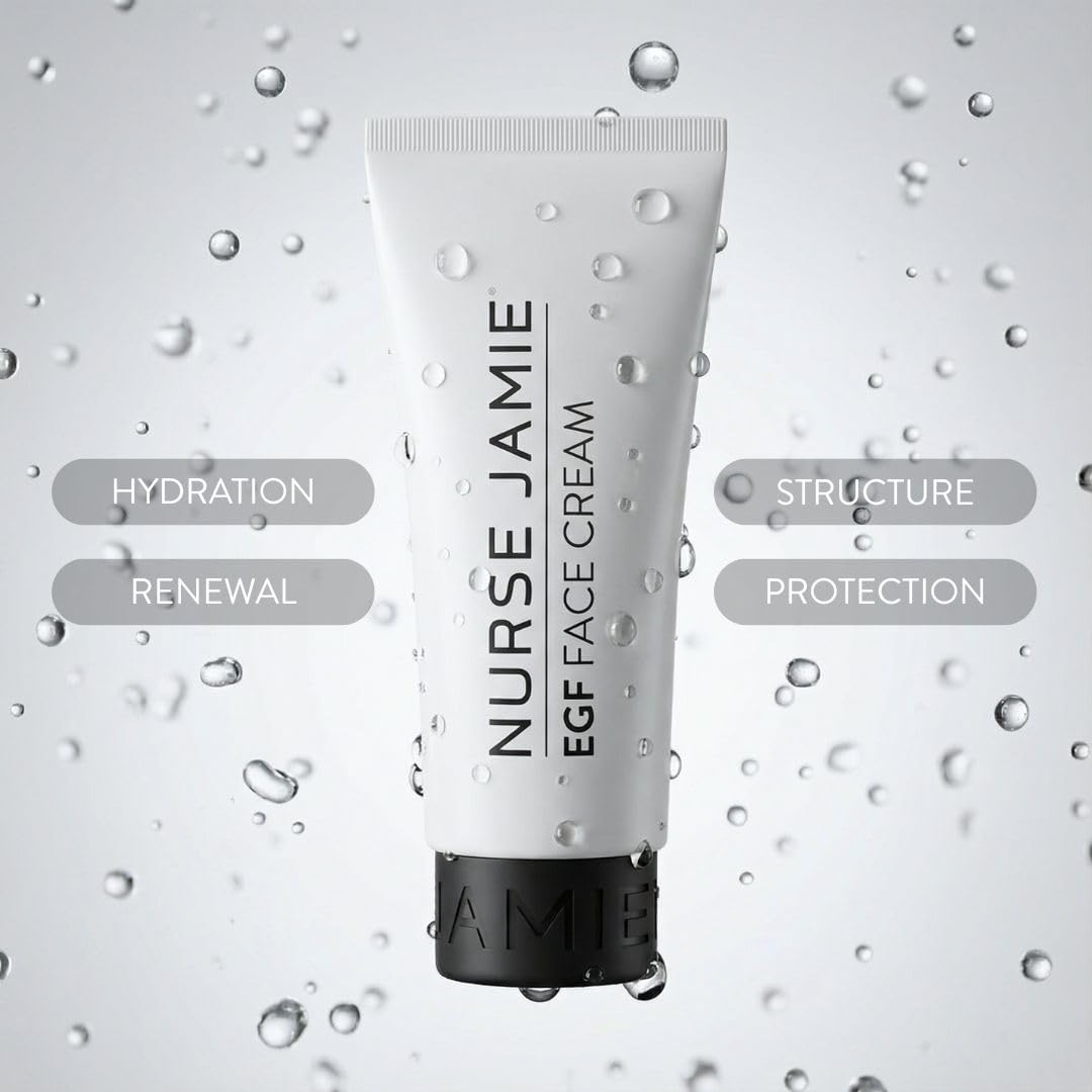 Nurse Jamie EGF Face Cream – Advanced Anti-Aging Moisturizer with Plant Stem Cells & Peptides