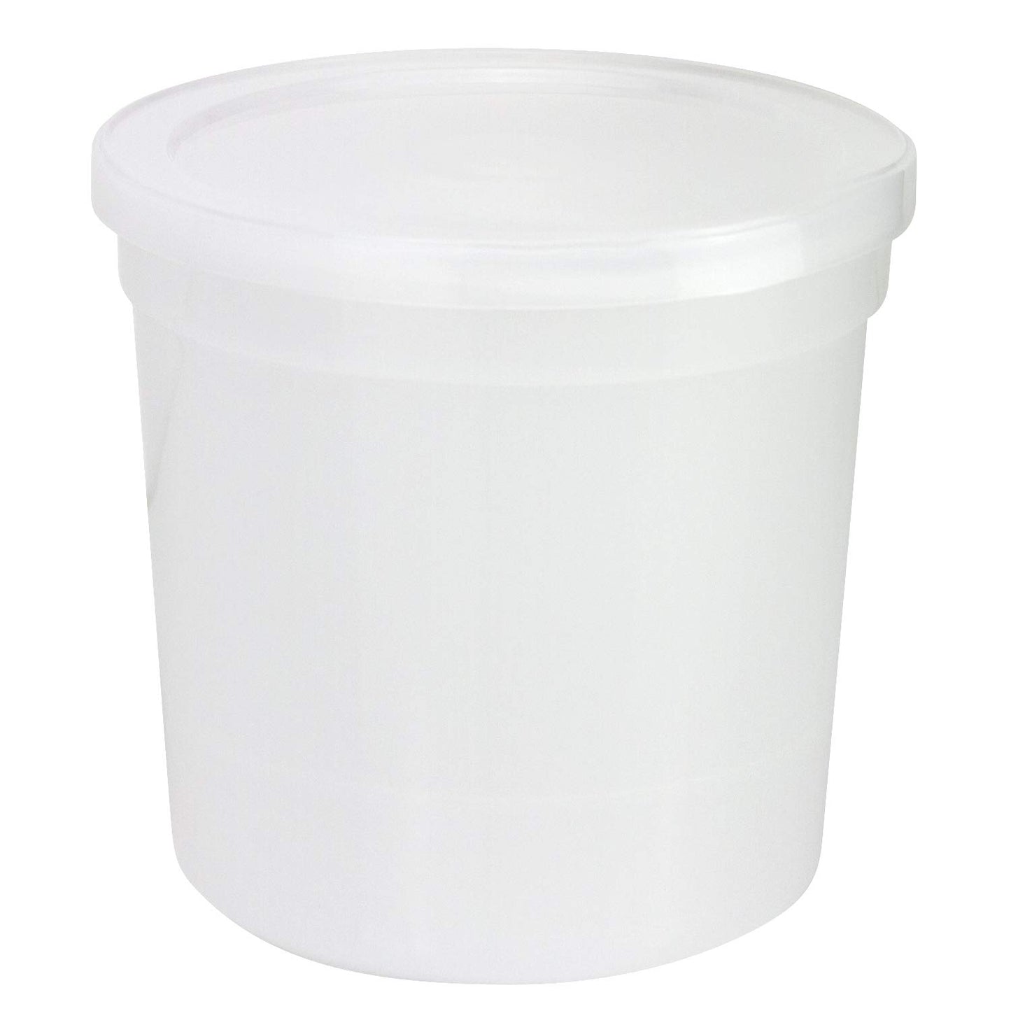 Caplugs Evergreen 240-5703-06N PLSC Series Press-Lid Pathology Containers, 32oz/946mL, HD-PE, Ample Space, Medical, Pathology, Labware, Storage, Natural, Pack of 12 (99192997)