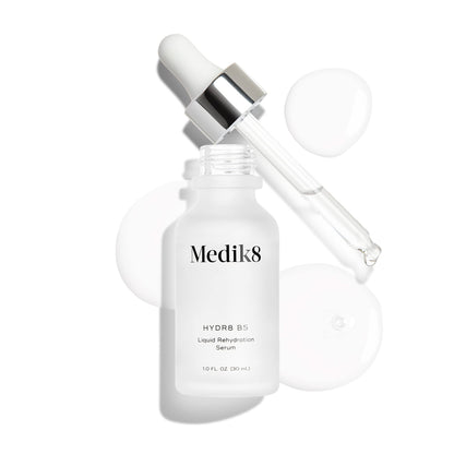 Medik8 Hydr8 B5 - Intense Hydrating with Vitamin B5 - Hyaluronic Acid Serum for Face - Plumping and Moisturizing Face Serum - Gluten Free - 1.0 oz