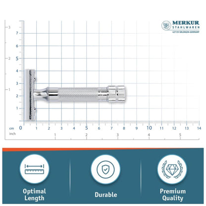 MERKUR MERKUR Short Handle Safety Razor with 10 blades