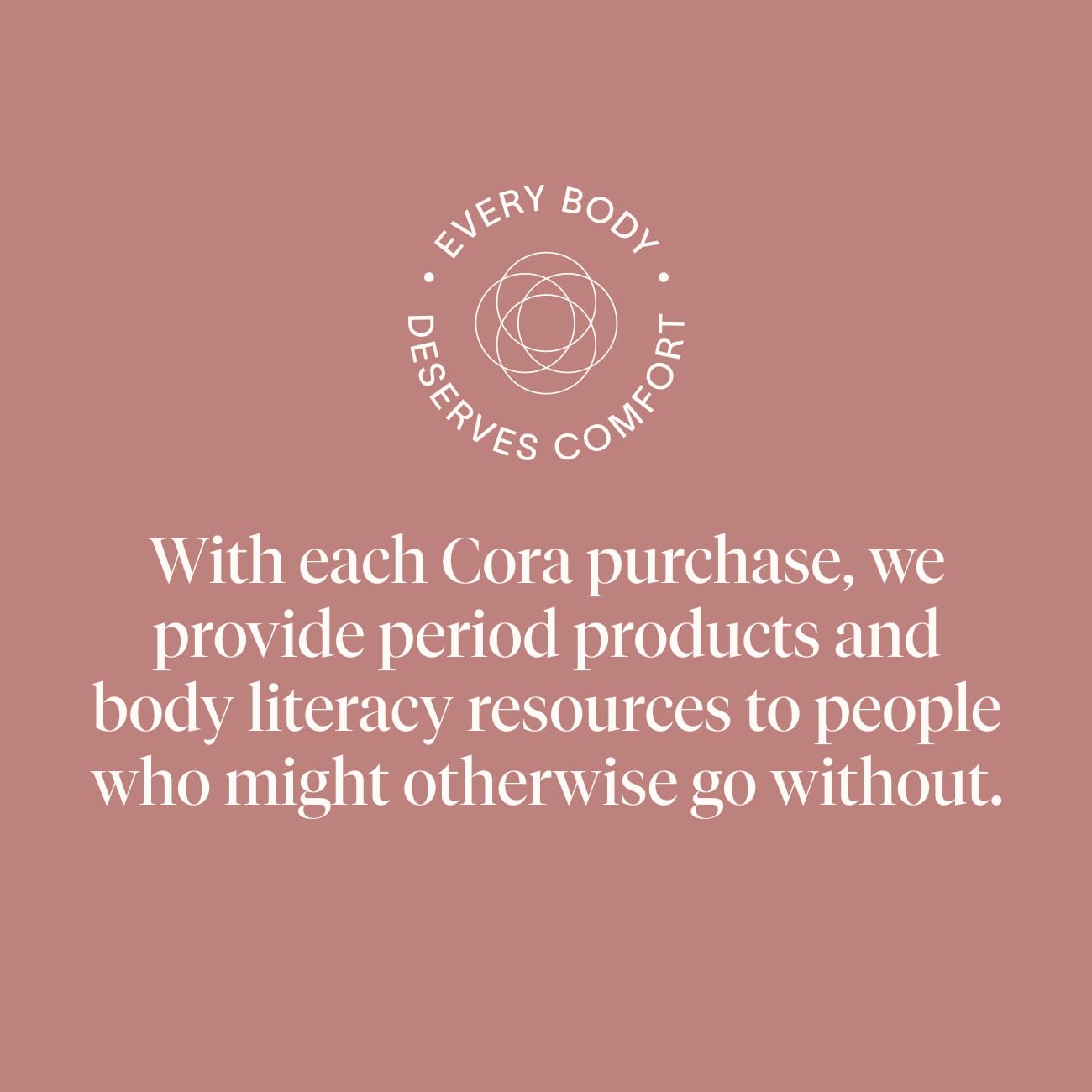 Cora 100% Organic Cotton Topsheet Period Liners (36 Long Period Liners)