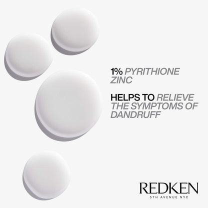 Redken Scalp Relief Dandruff Control Shampoo - Soothes Scalp & Controls Dandruff, Dermatologist Tested