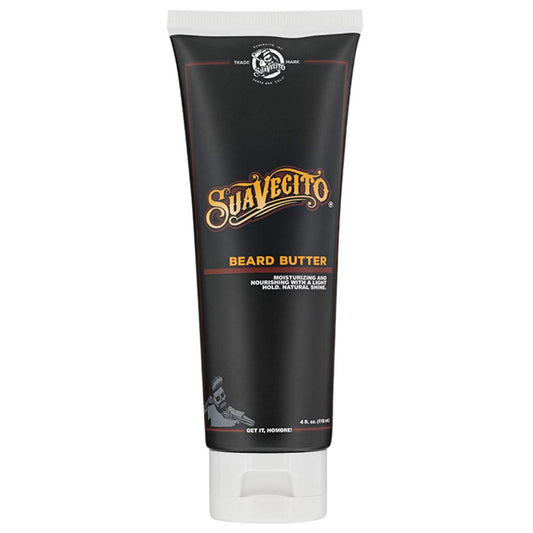 Suavecito Beard Butter 4 oz -Original Scent - Moisturizes, Nourishes, & Softens Beard, Adds Healthy Natural Shine - Offers a Light Hold Through Out the Day