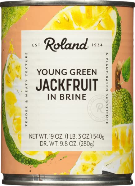 Roland Foods Young Green Jackfruit in Brine, Specialty Imported Food, 19 Ounce, Pack of 1